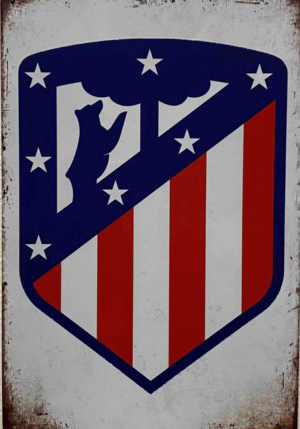 Retro tabuľka – Atlético Madrid