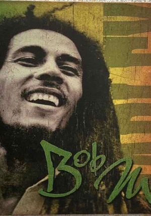 Retro tabuľka – Bob Marley