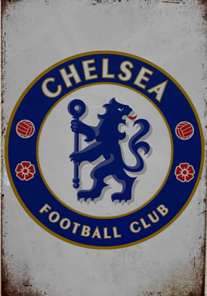Retro tabuľka – Chelsea FC