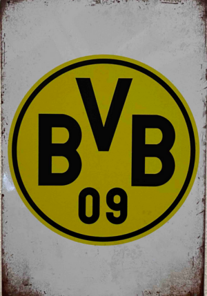 Retro tabuľka – Borussia Dortmund