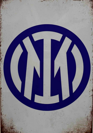 Retro tabuľka – Inter Milan