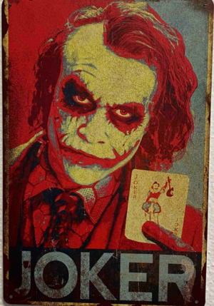 Dekoračná tabuľka DC Comics – Joker