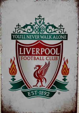 Retro tabuľka – Liverpool FC