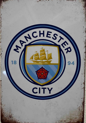 Retro tabuľka – Manchester City