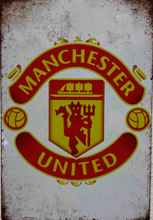 Retro tabuľka – Manchester United