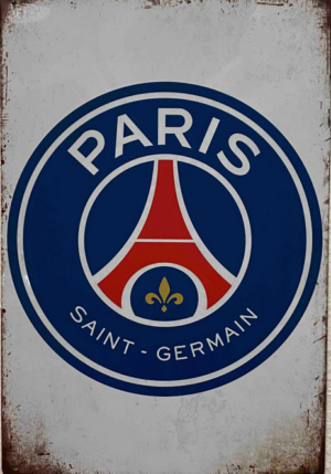 Retro tabuľka – Paris Saint-Germain (PSG)