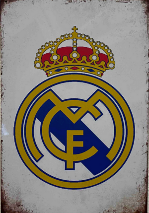 Retro tabuľka – Real Madrid