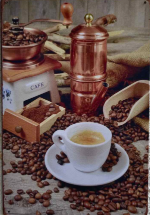 Retro tabuľka – Coffee Grinder