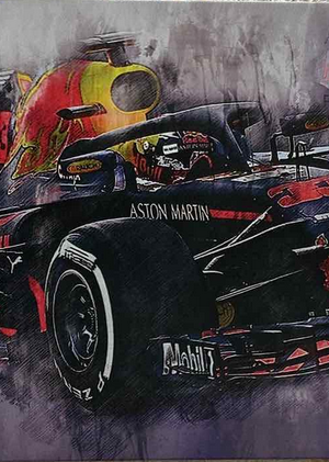 Retro tabuľka – Red Bull Racing F1