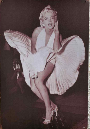 Retro tabuľka – Marilyn Monroe